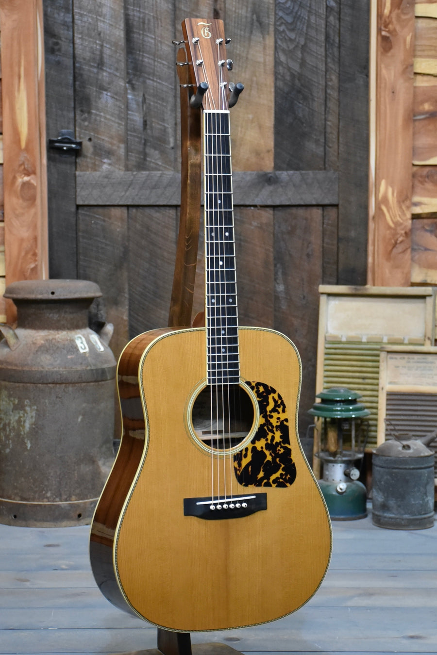 Gallagher Guitar Co. Bluegrass Bell Custom Large Soundhole Dreadnought Guitar With Case