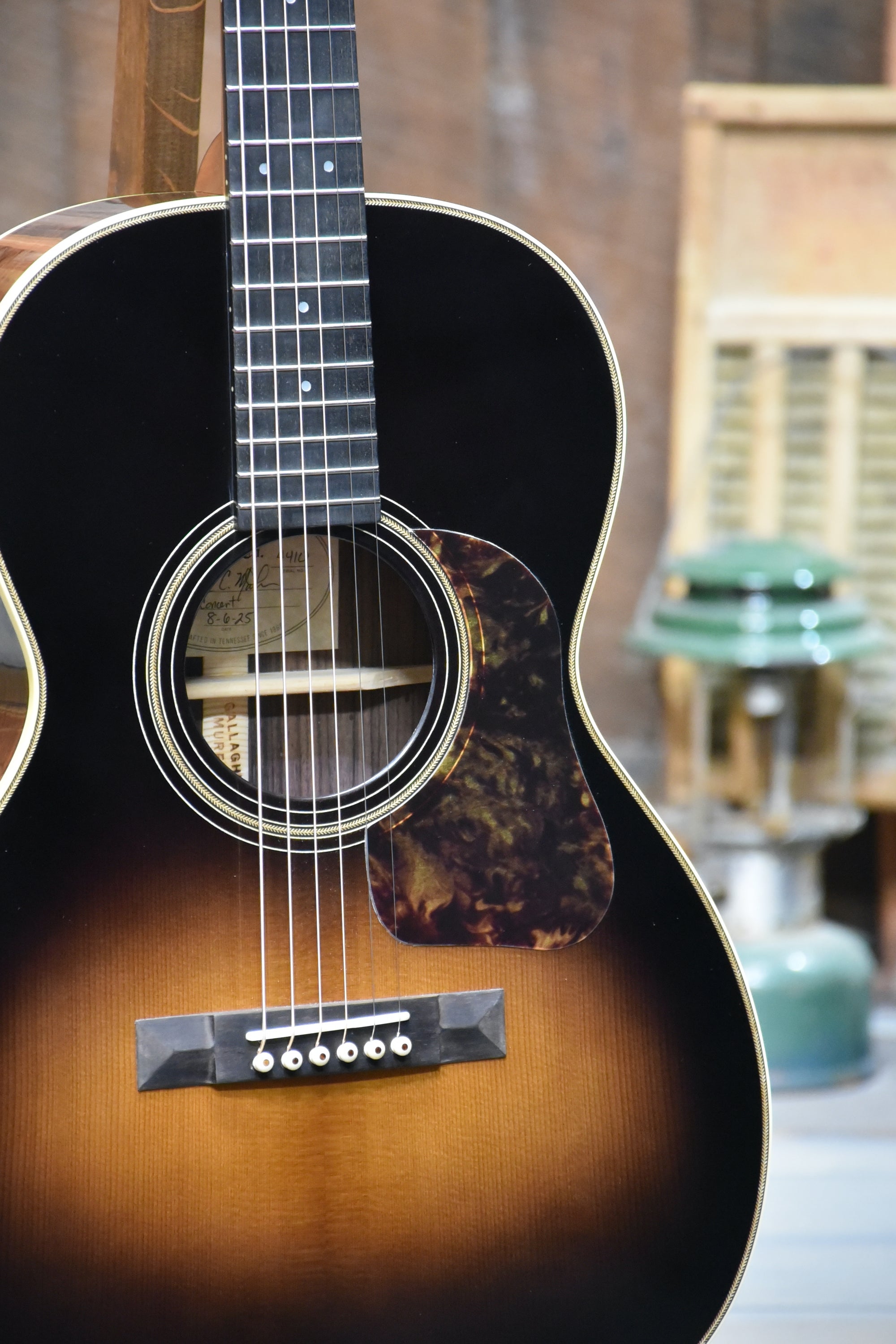 Gallagher Guitar Co. Bluegrass Bell Grand Concert Guitar With Case