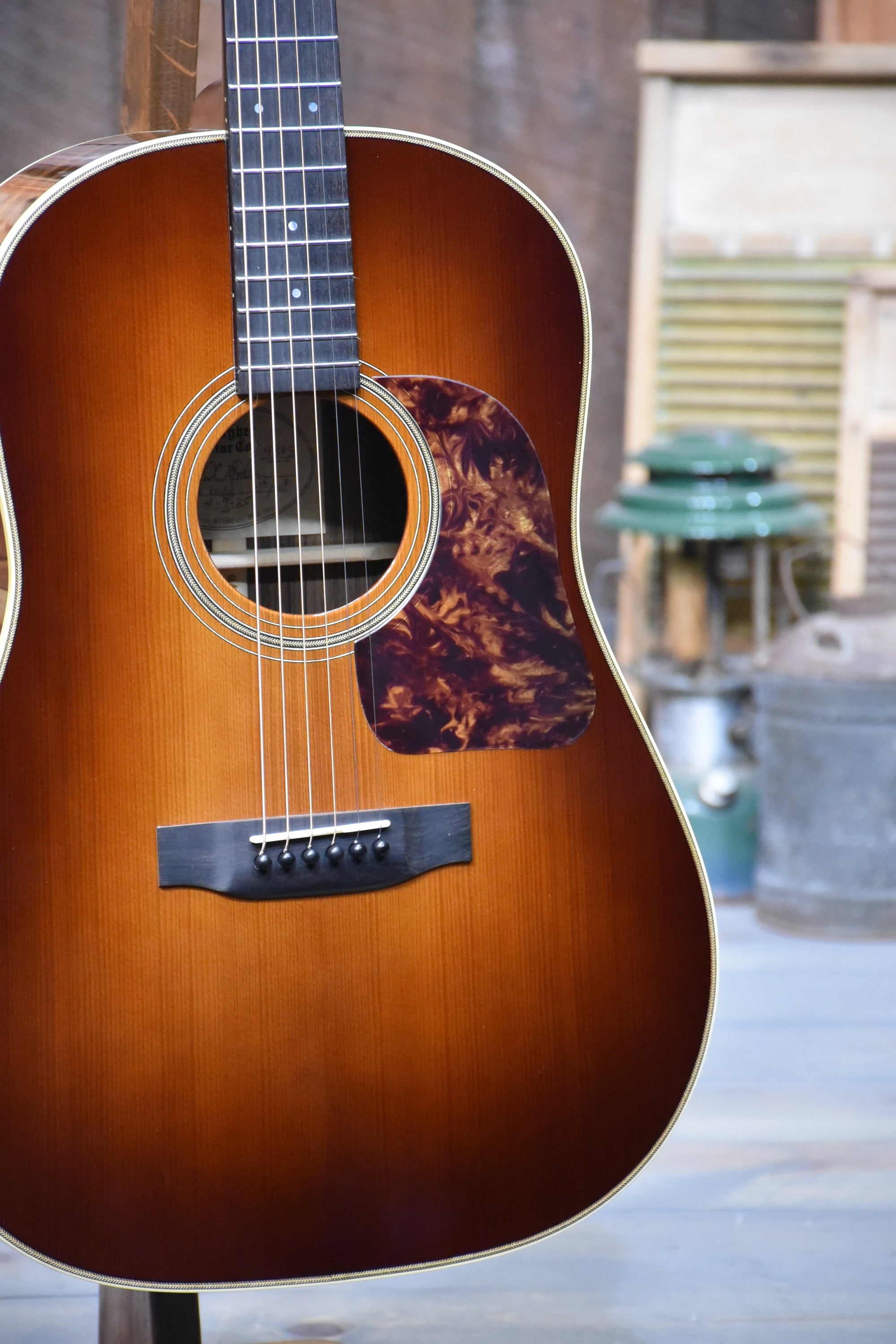 Gallagher Guitar Co. Custom Bluegrass Bell Rosewood Slope Shoulder 12 Fret Dreadnought Guitar With Case