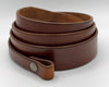 BG Strap Co. Plain Banjo Strap - Available in Golden Brown or Mahogany