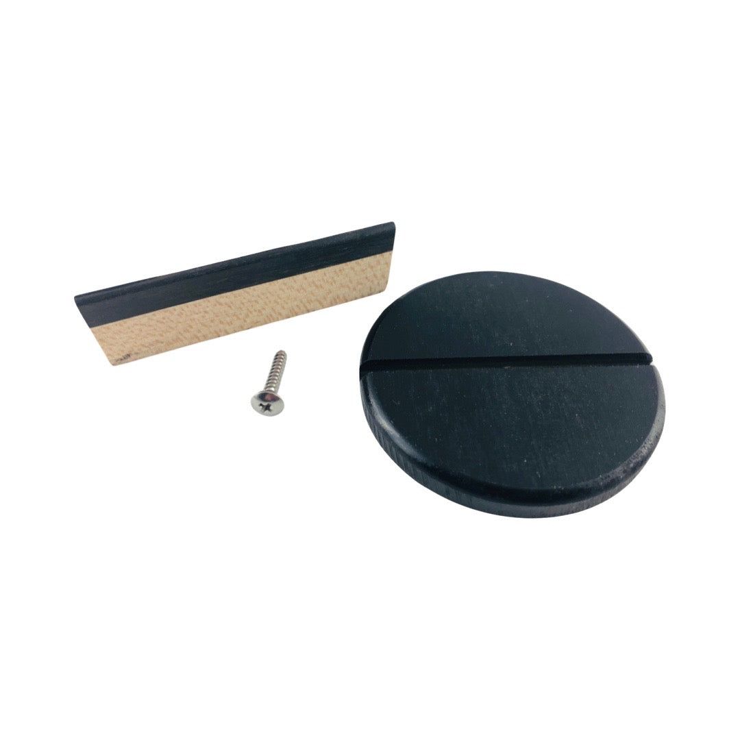 Beard EBB-153 Contemporary Biscuit Bridge - Maple/Ebony