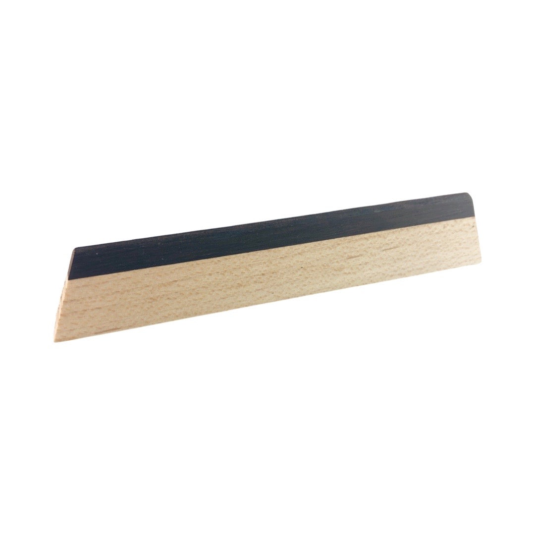 Beard TE-190 Maple/Ebony Tri-Cone Bridge Insert - Unslotted