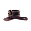 Lakota Bison Leather 2” Guitar Strap - Available in Brown or Tobacco Finish