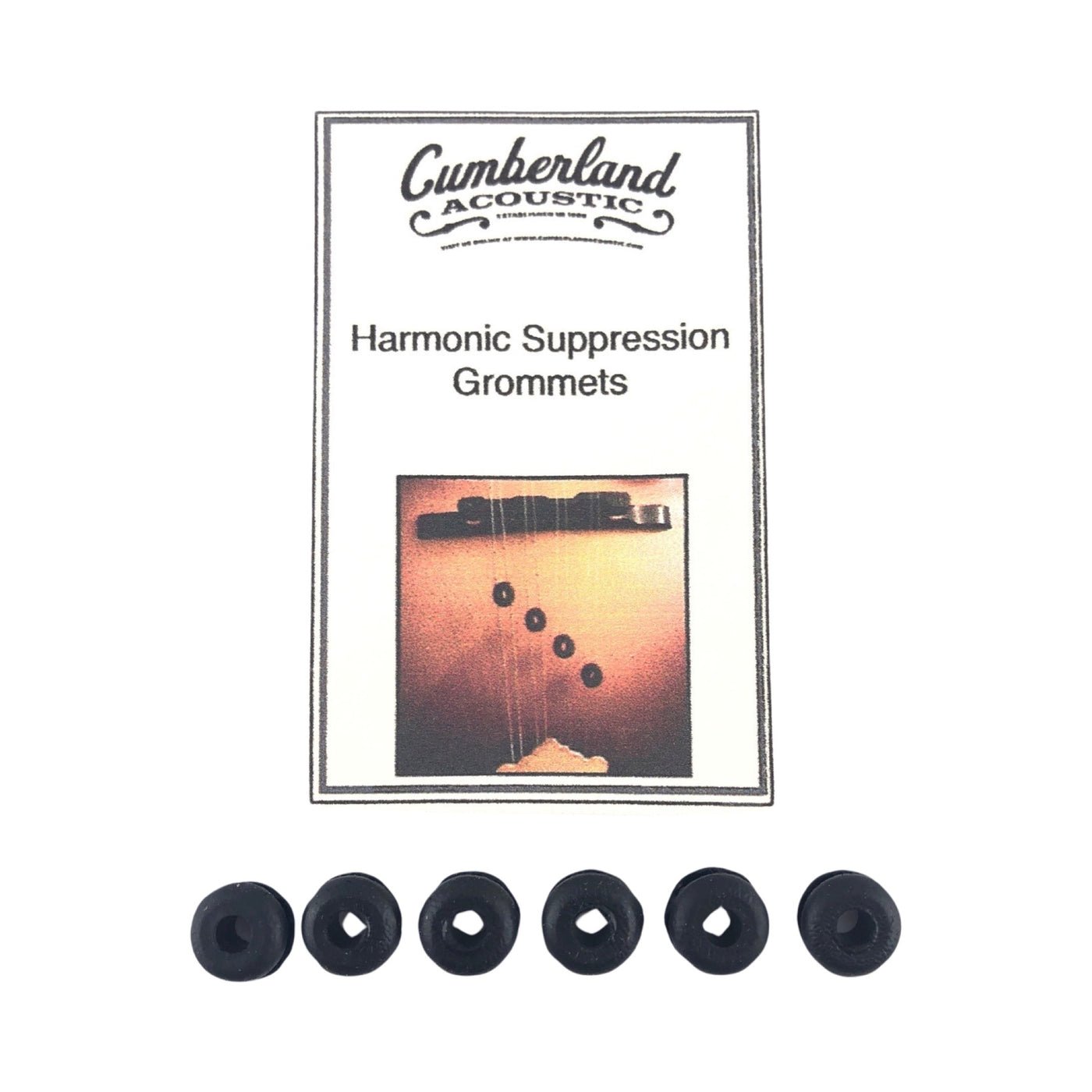 Cumberland Acoustic Harmonic Suppression Grommets for Mandolin - Pack of 6