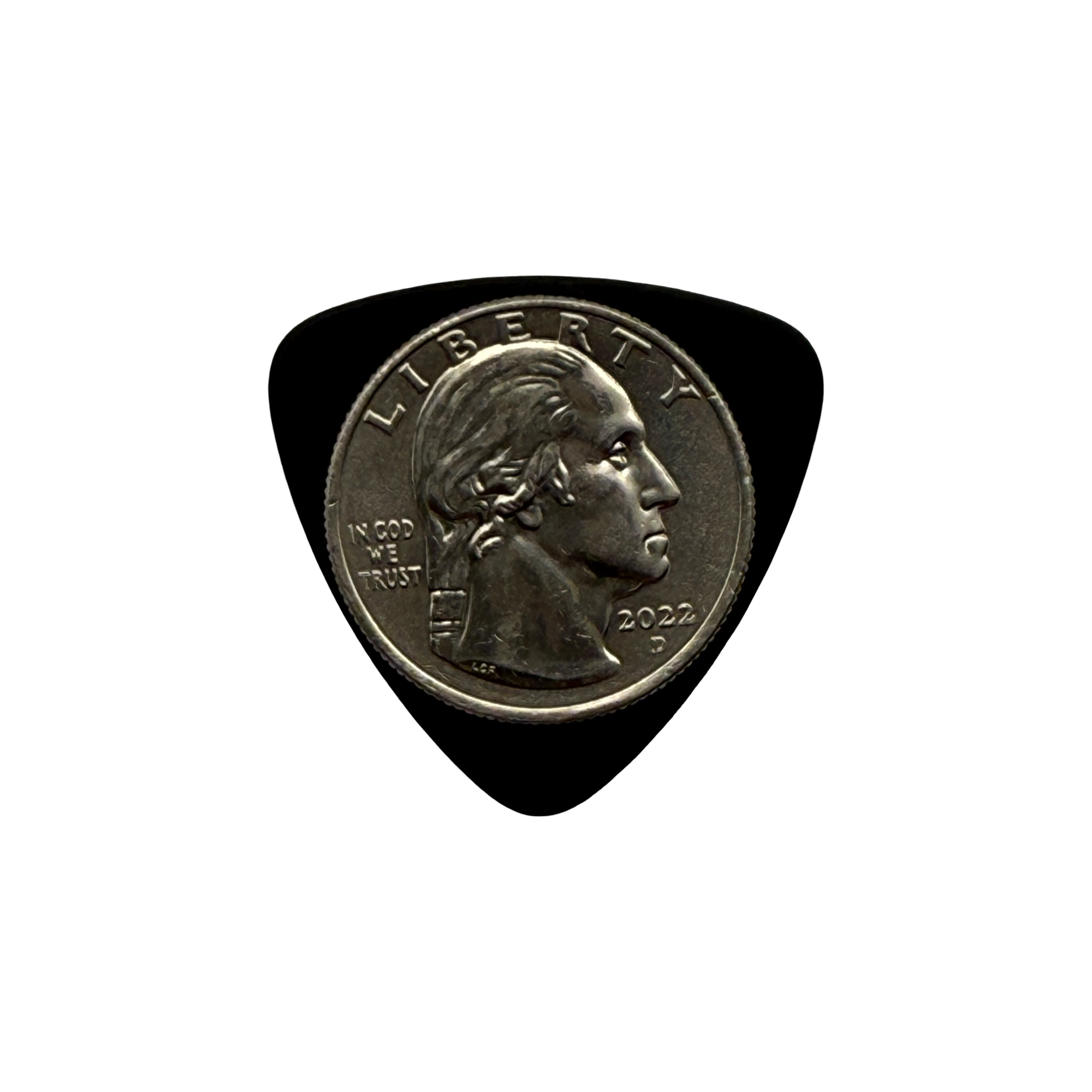 Woodtone Hand-Finished Bluegrass Flatpick - Available in Matte Orange or Matte Black