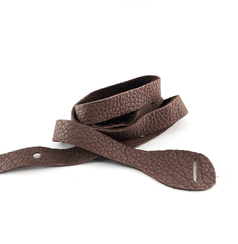 Lakota 1" Brown Flat Mandolin Strap For A-Style or F-Style