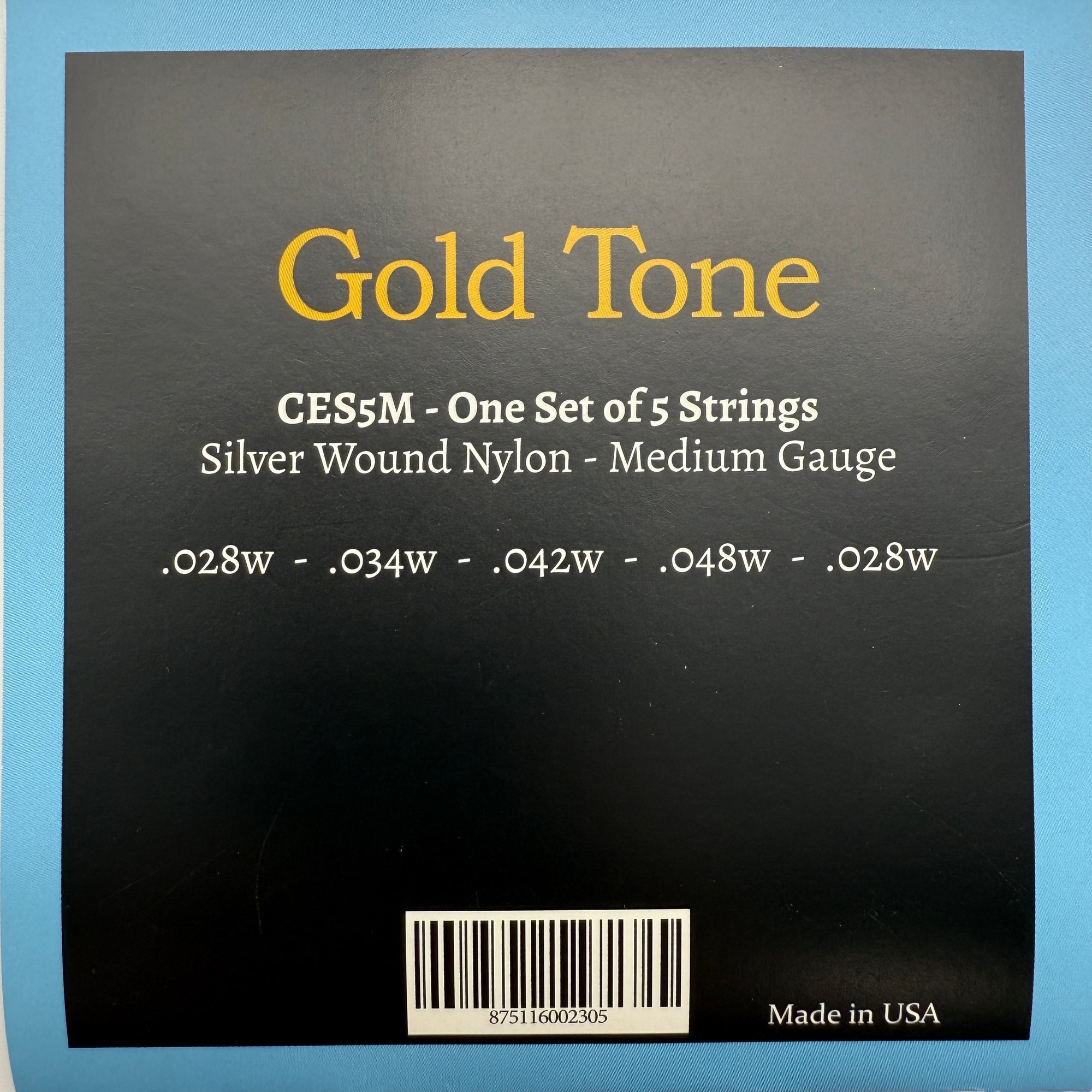 Gold Tone CES5M Medium Banjo Cello Strings