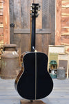 Yamaha LL16DRBLHC Handcrafted A.R.E. Acoustic-Electric Guitar With Case - Black Deluxe Model