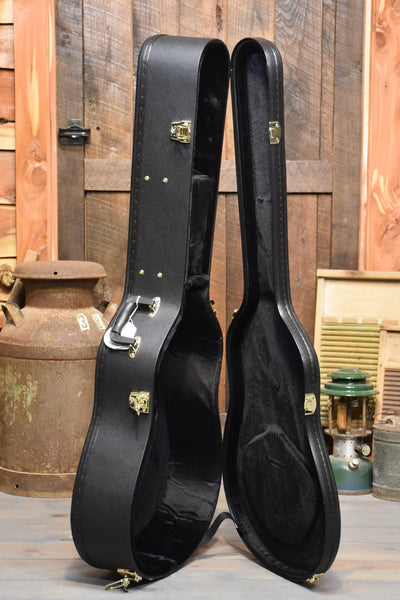 Yamaha LL16DRBLHC Handcrafted A.R.E. Acoustic-Electric Guitar With Case - Black Deluxe Model