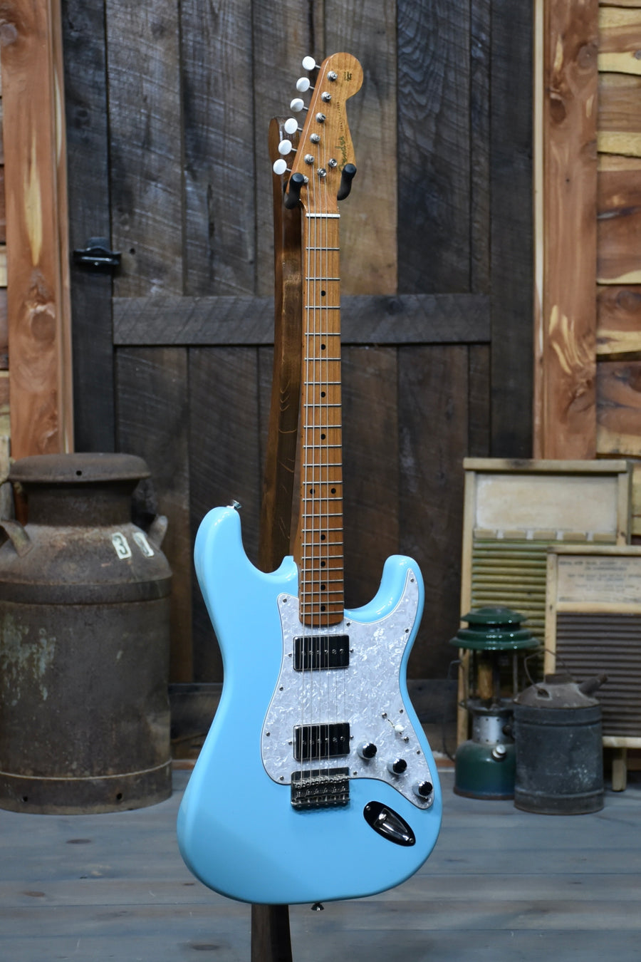 Pre-Owned Light Blue Fender Stratocaster With Case