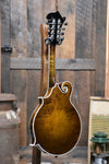 Bundle Deal - Northfield Artist Series Premium F-Style One Piece Back Mandolin With Case - Brown