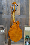 Northfield Big Mon Wide-Nut Amber F-Style Mandolin With Two Piece Back and Case