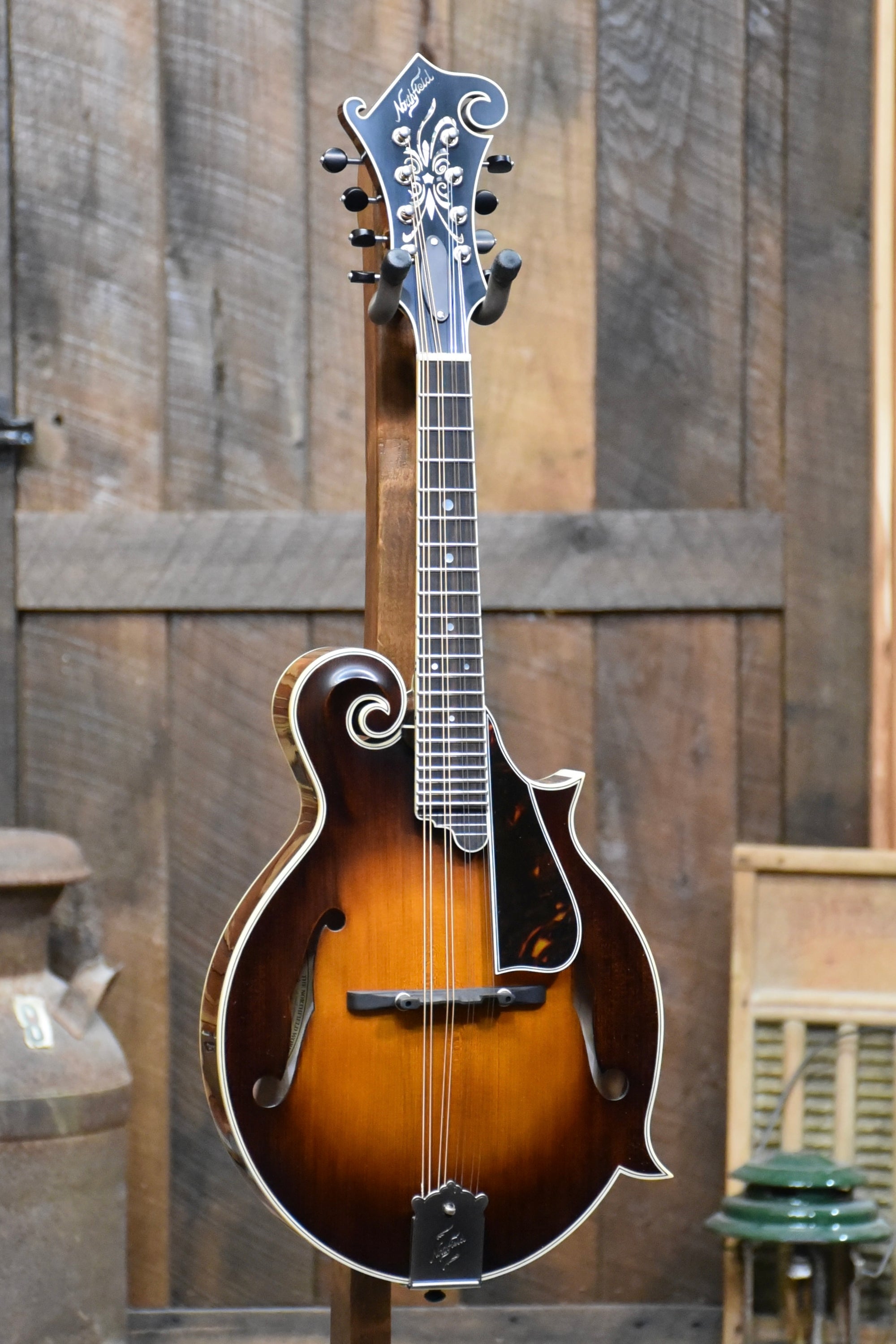 Northfield Big Mon Wide Nut “Limited” Series Adirondack Spruce Top F-Style Mandolin With Case