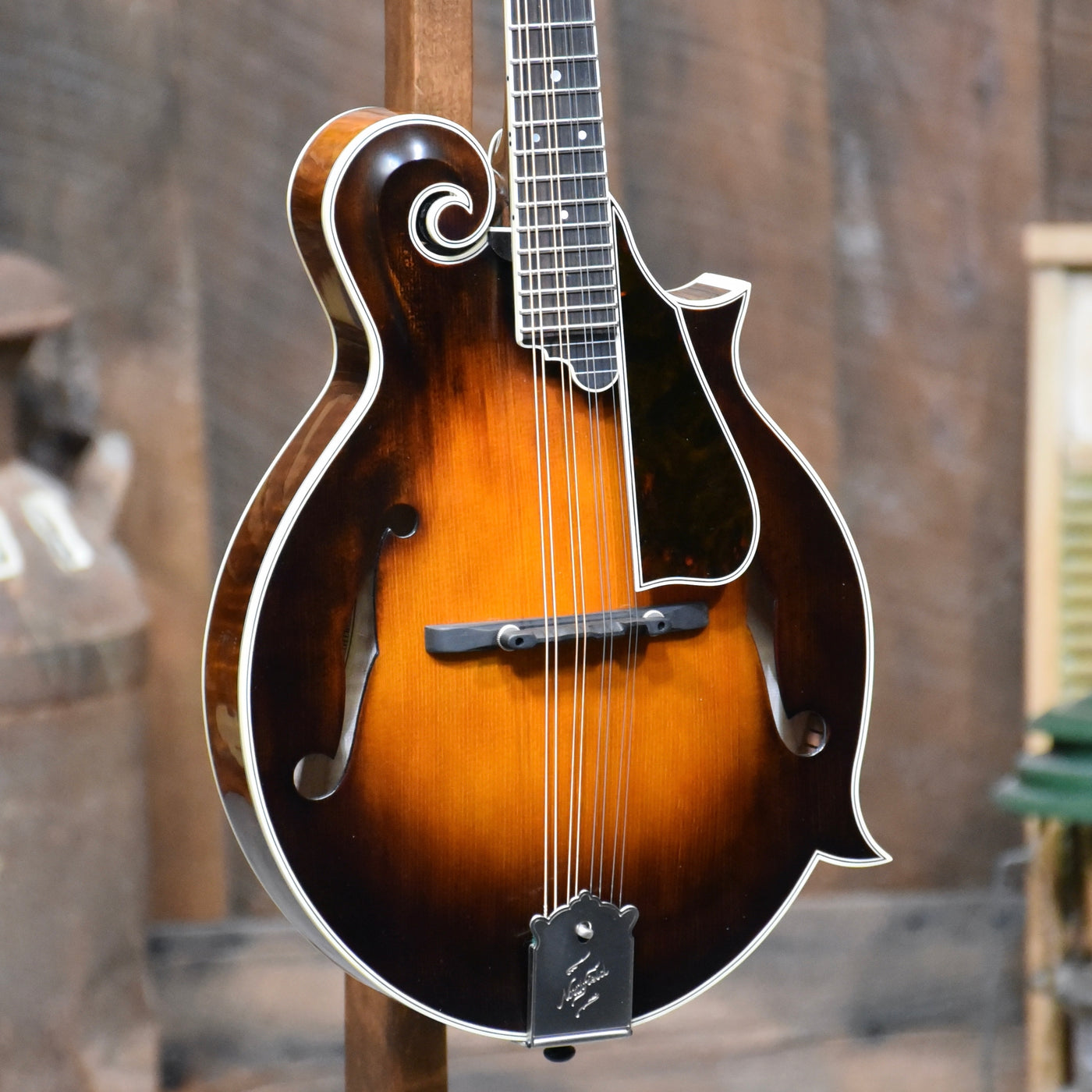 Northfield Big Mon Wide-Nut “Limited” Series Sunburst Engelmann Top F-Style Mandolin With Case