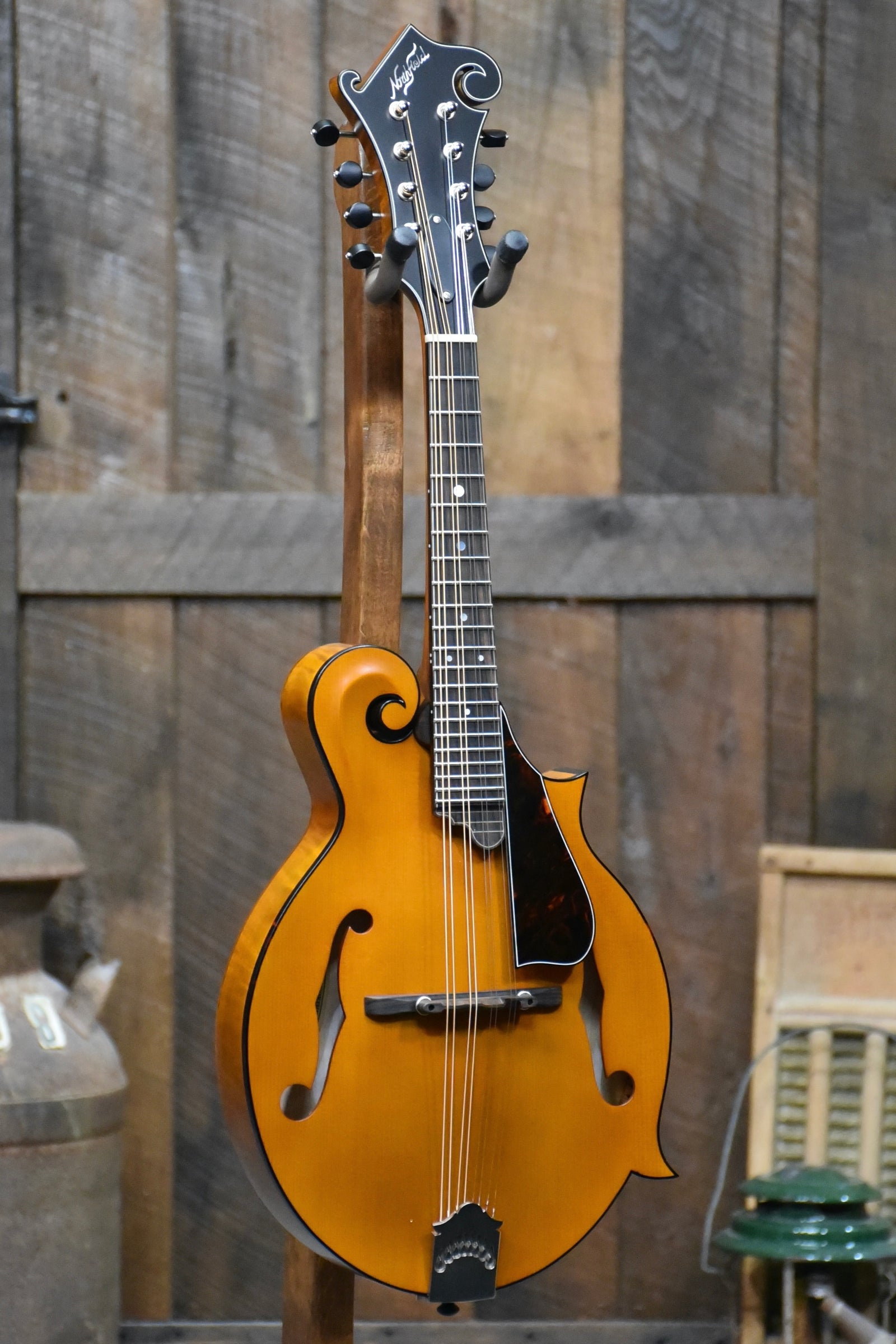 Northfield F5S Amber F-Style Mandolin With Case