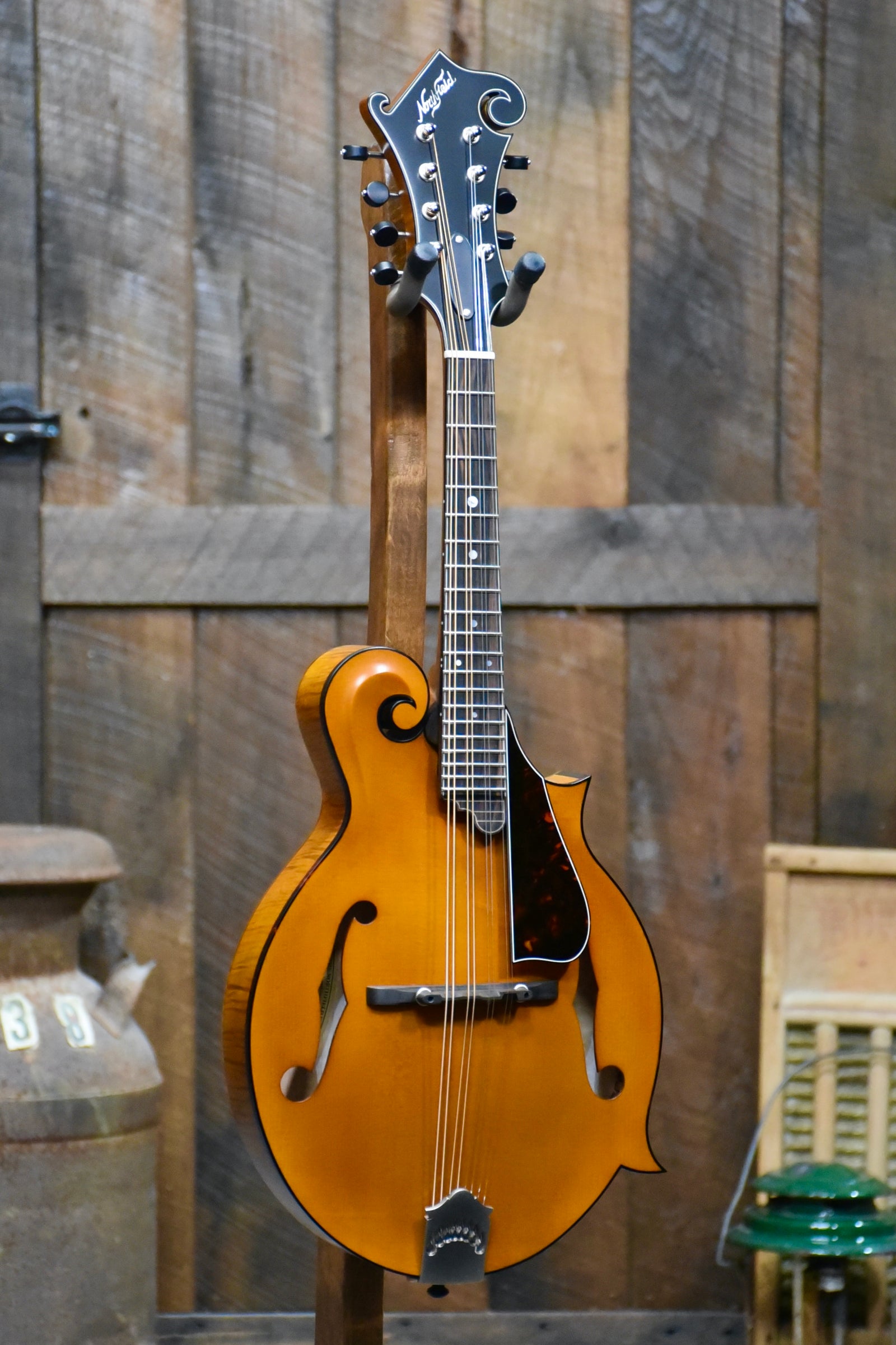 Northfield F5S Amber F-Style Mandolin With Case