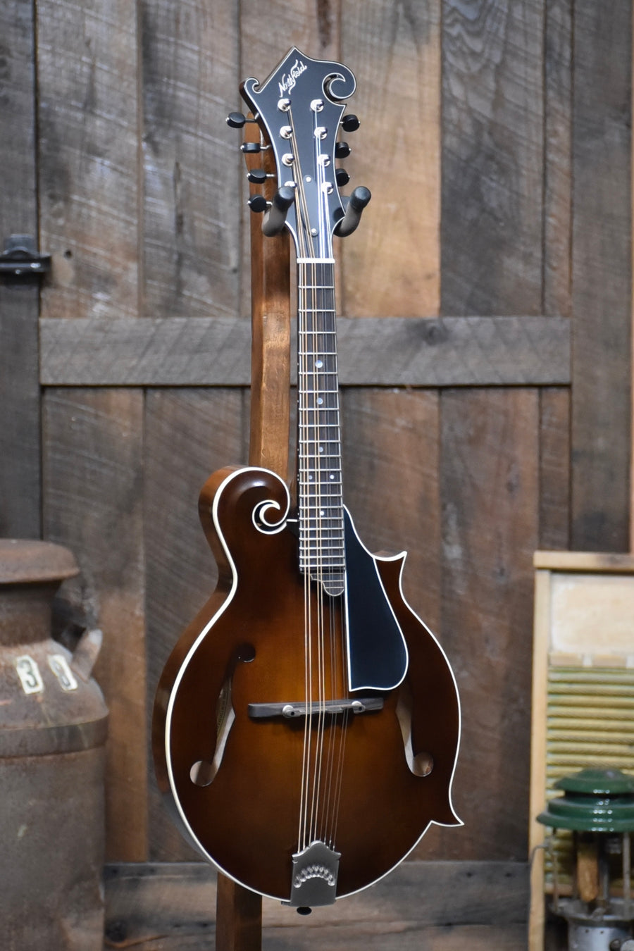 Northfield F5S F-Style Wide-Nut Mandolin With Case - Brown