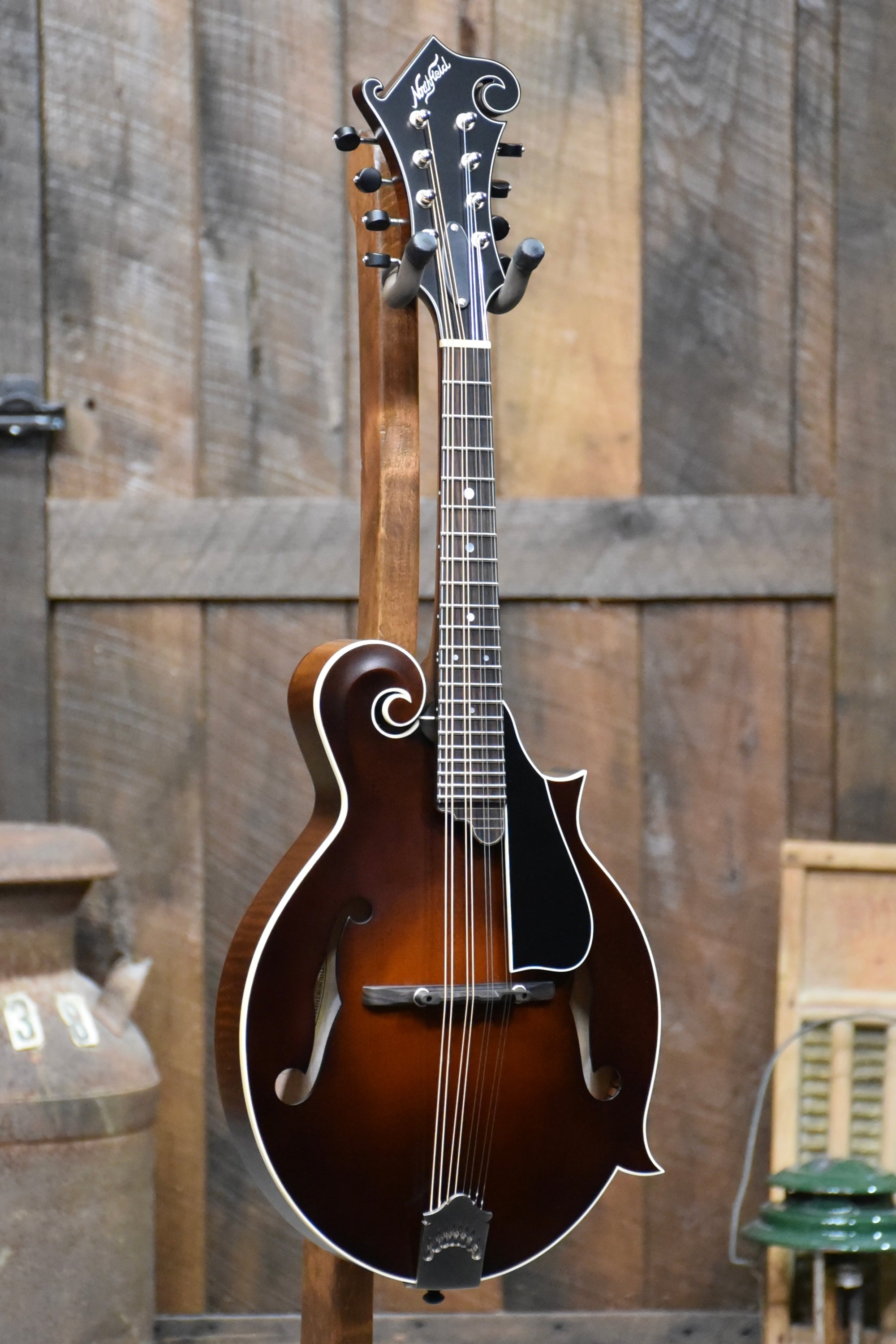 Northfield F5S F-Style Mandolin With Case - Brown