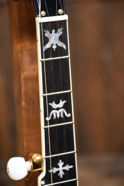Gold Tone Mastertone™ OB-Grandee: Orange Blossom Grandee Resonator Banjo with Flying Eagle Inlay and With Case