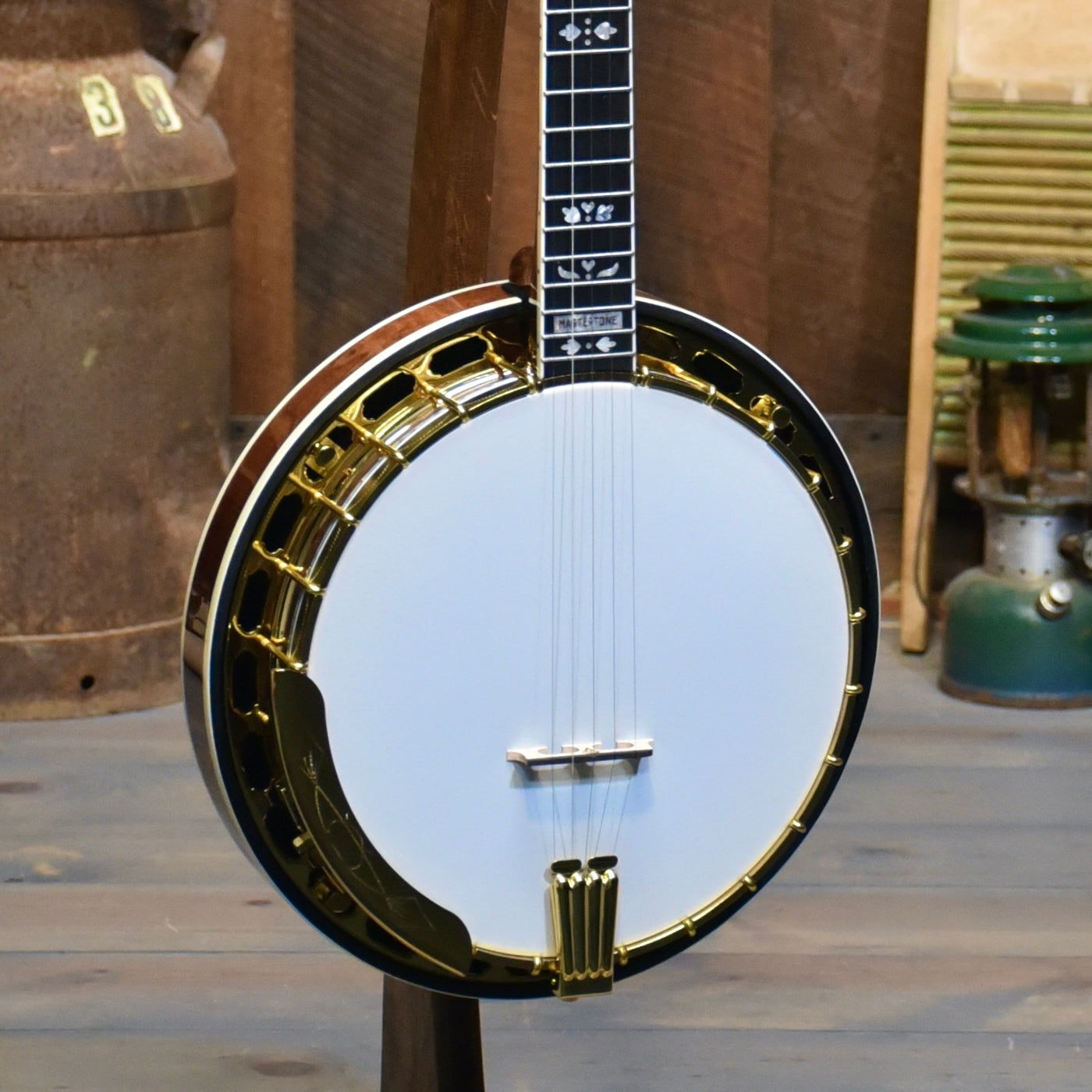 Bundle Deal - Gold Tone Mastertone™ OB-Grandee: Orange Blossom Grandee Resonator Banjo with Case
