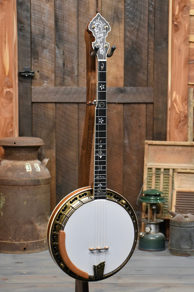 Bundle Deal - Ome Golden Hill Primrose 5-String Resonator Banjo With Case