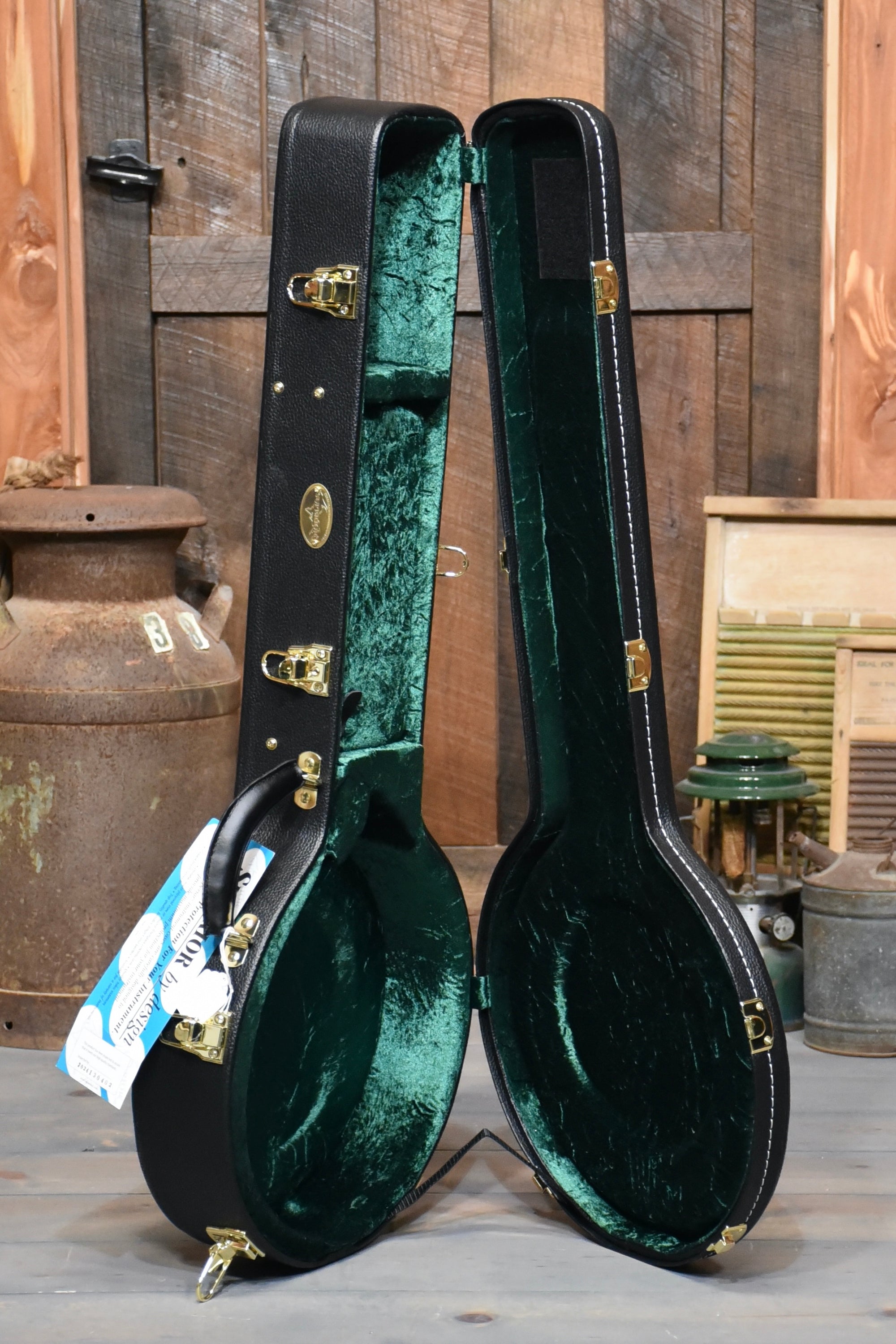 Bundle Deal - Ome Golden Hill Primrose 5-String Resonator Banjo With Case