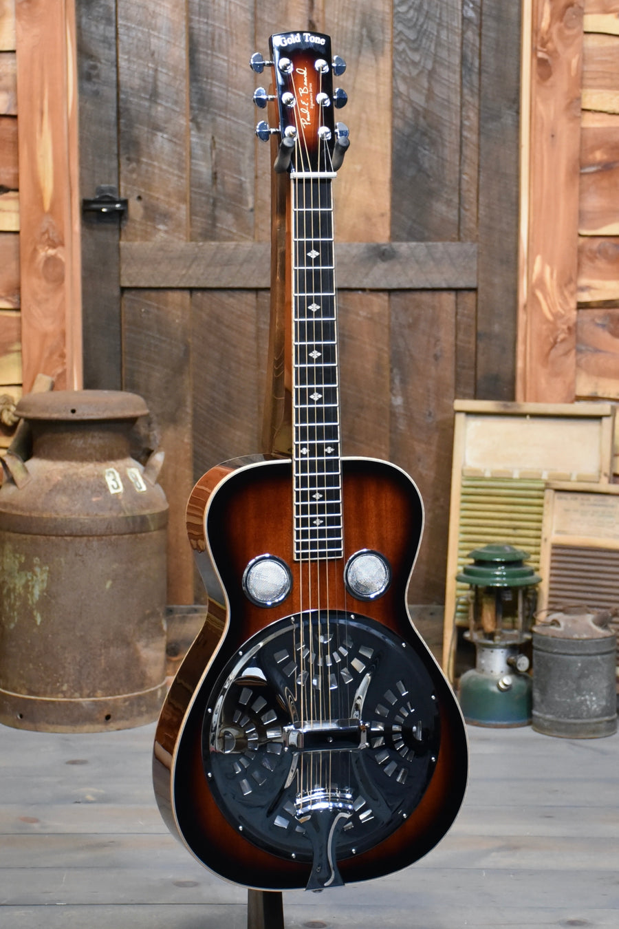 Gold Tone Mastertone™ PBS-M Solid Mahogany Square Neck Resonator Guitar With Case