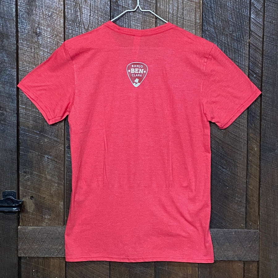Banjo Ben PICK. T-Shirt- Red