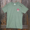 Banjo Ben's General Store Map T-Shirt- Military Green