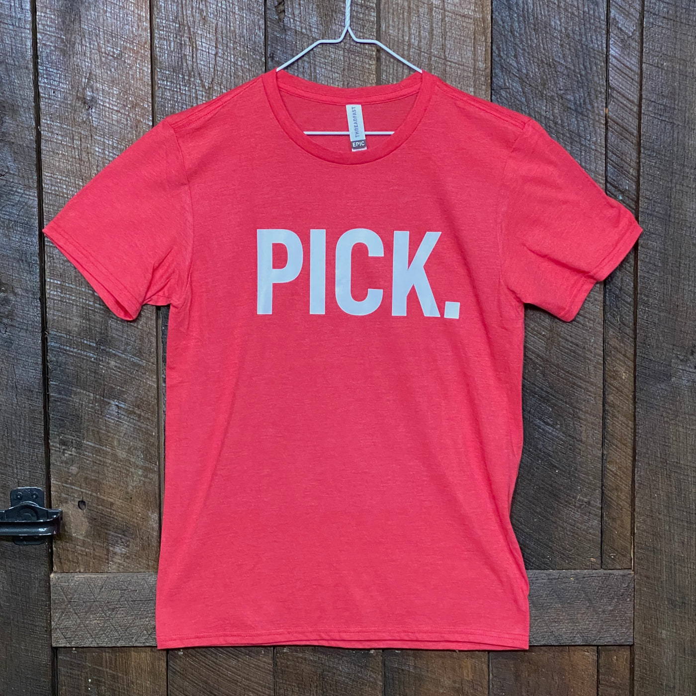 Banjo Ben PICK. T-Shirt- (Available in Gray or Red)