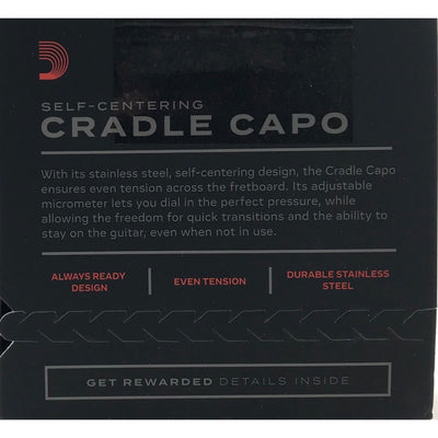 D'Addario PW-CP-18 Cradle Capo For Guitar