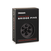 D'Addario PWPS1 Ebony Bridge Pins with End Pin Set