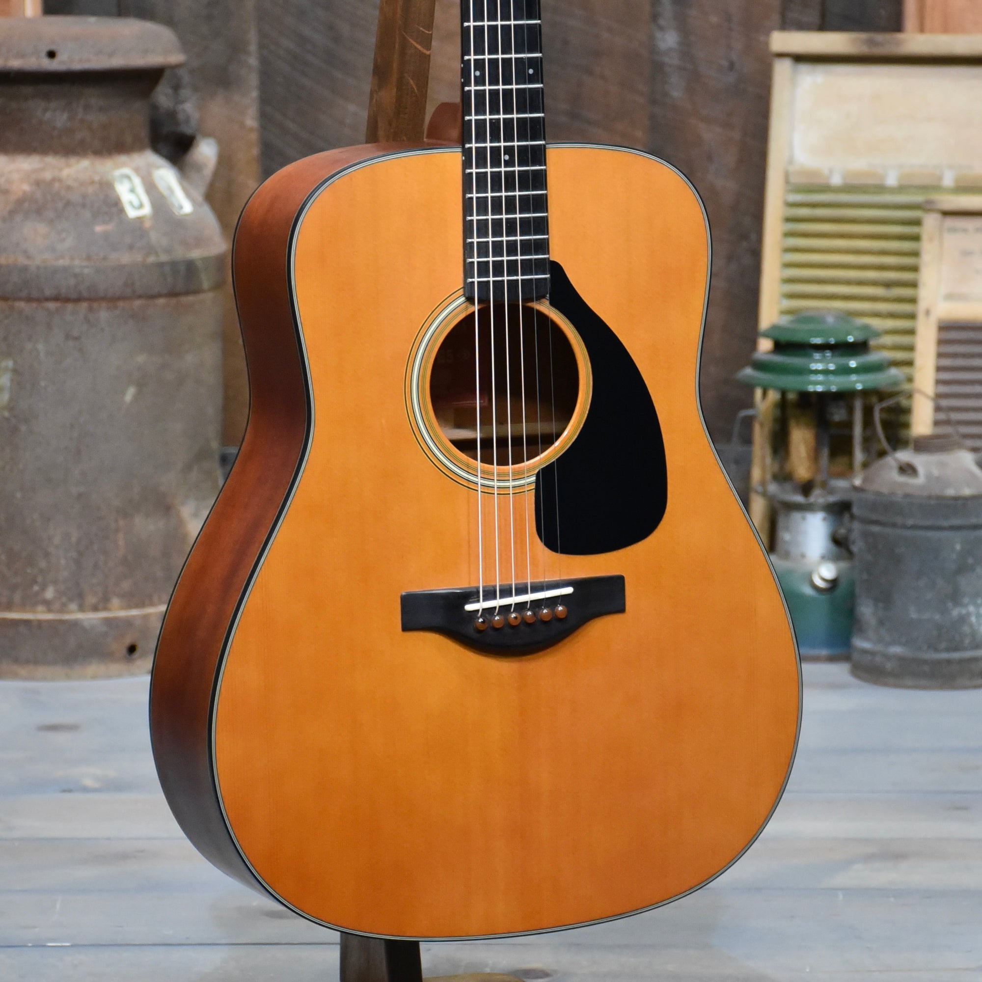 Pre-Owned Yamaha FG5 Red Label Mahogany Dreadnought Acoustic Guitar With Case