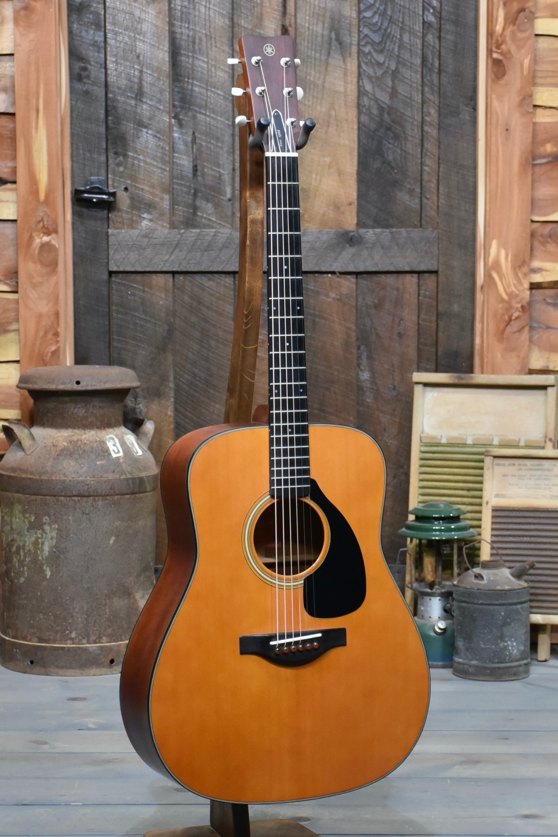 Pre-Owned Yamaha FG5 Red Label Mahogany Dreadnought Acoustic Guitar With Case