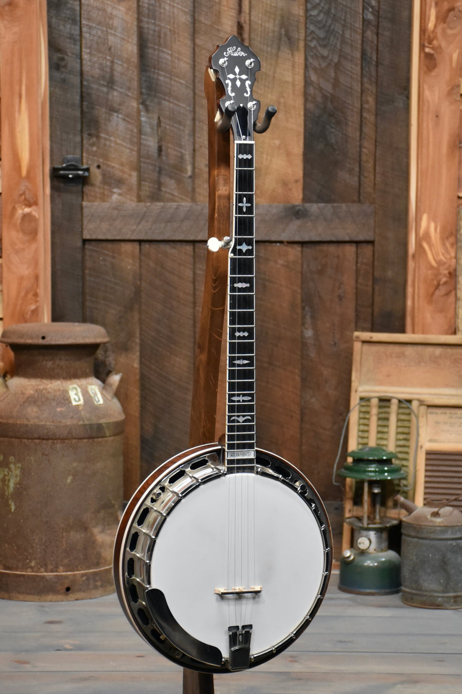 Pre-Owned Huber Maple Workhorse 5-String Banjo With Case
