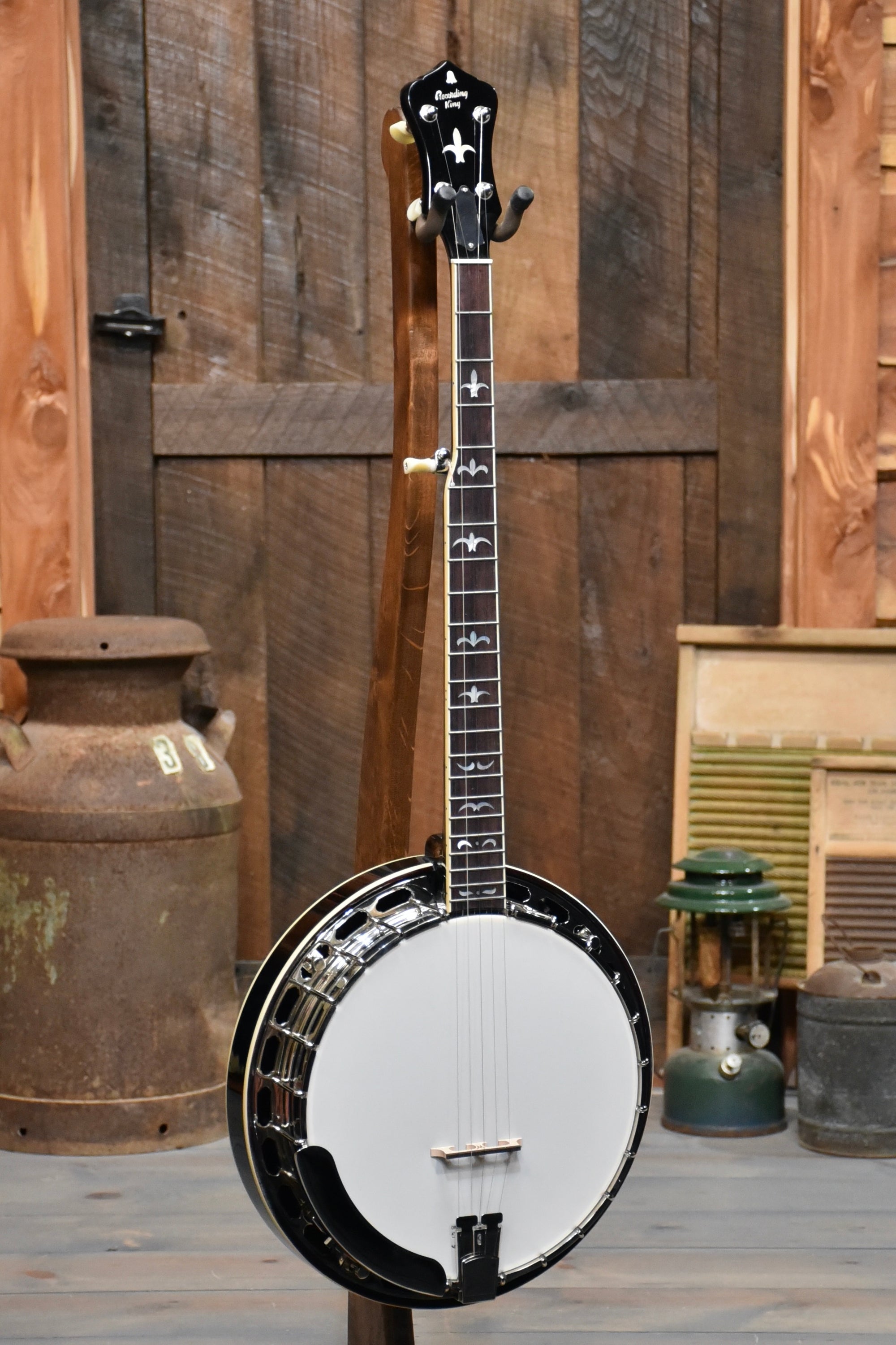 "Prototype" Recording King Black RK-R36 Madison Resonator Banjo