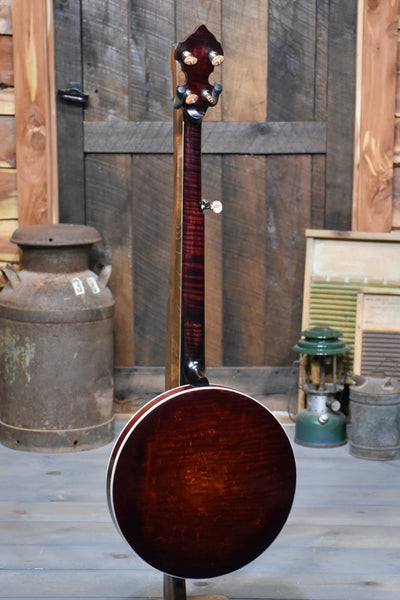 Ome Purple Monarch 5-String Resonator Banjo With Case