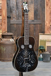 Regal RD-52 Artist Series Black Lightening Squareneck Resophonic Guitar
