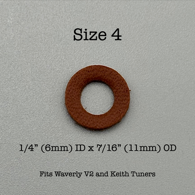 BG Strap Co. Leather Tuner Washers - Pack of 4