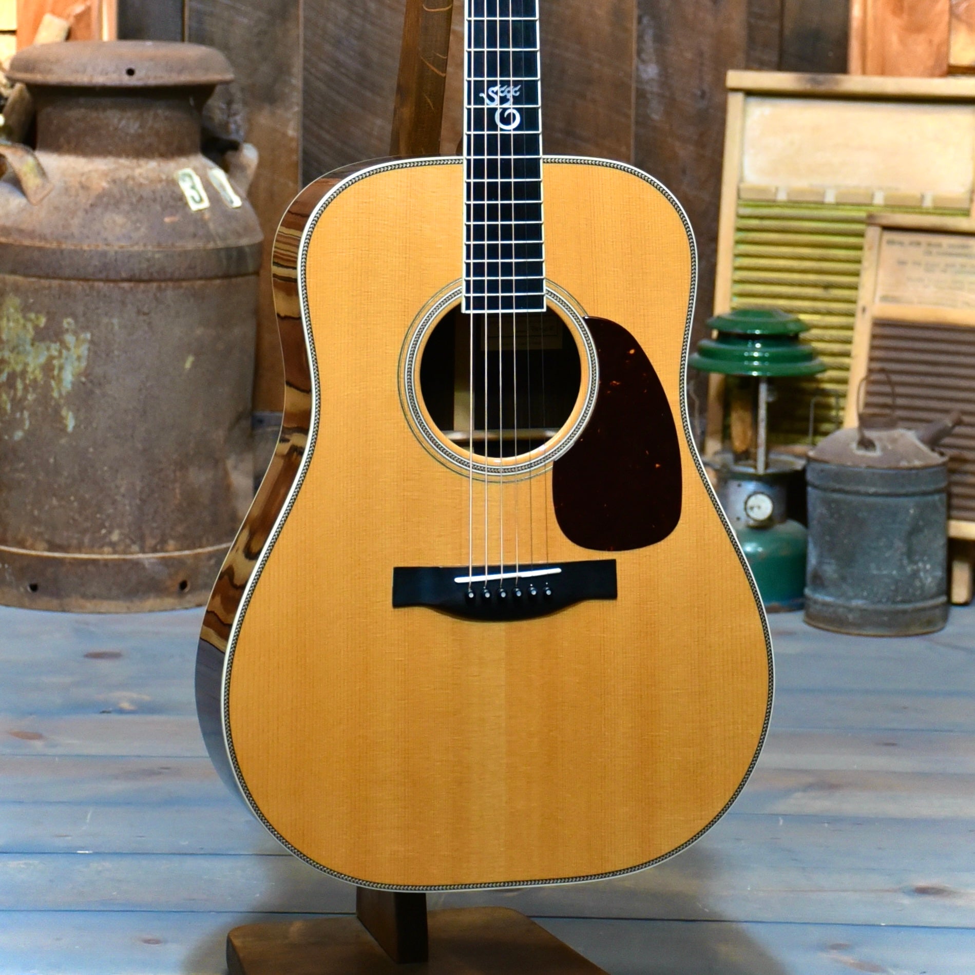 Pre-Owned 2019 Santa Cruz Tony Rice Custom Dreadnought Guitar With Case