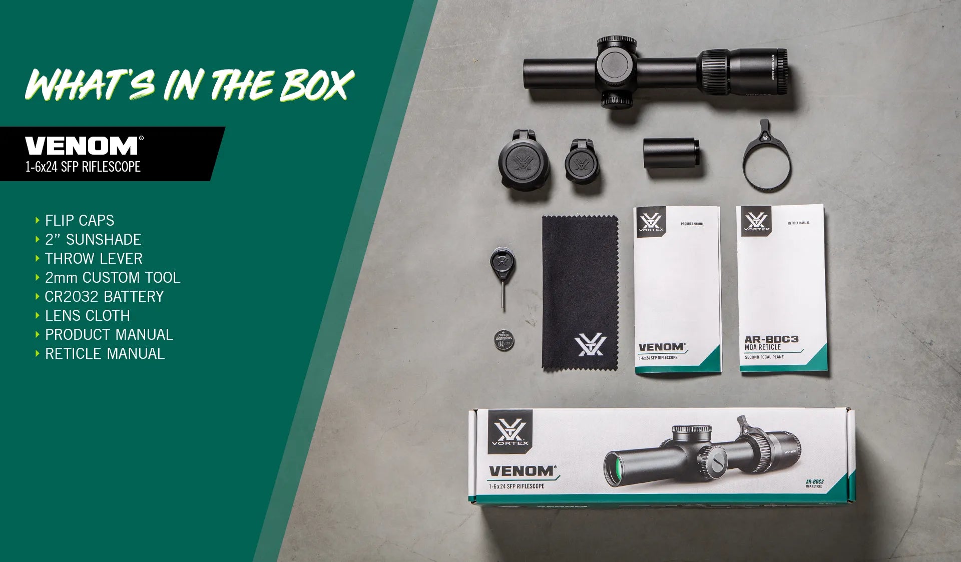 Vortex Venom® 1-6x24 SFP Scope - Banjo Ben's General Store