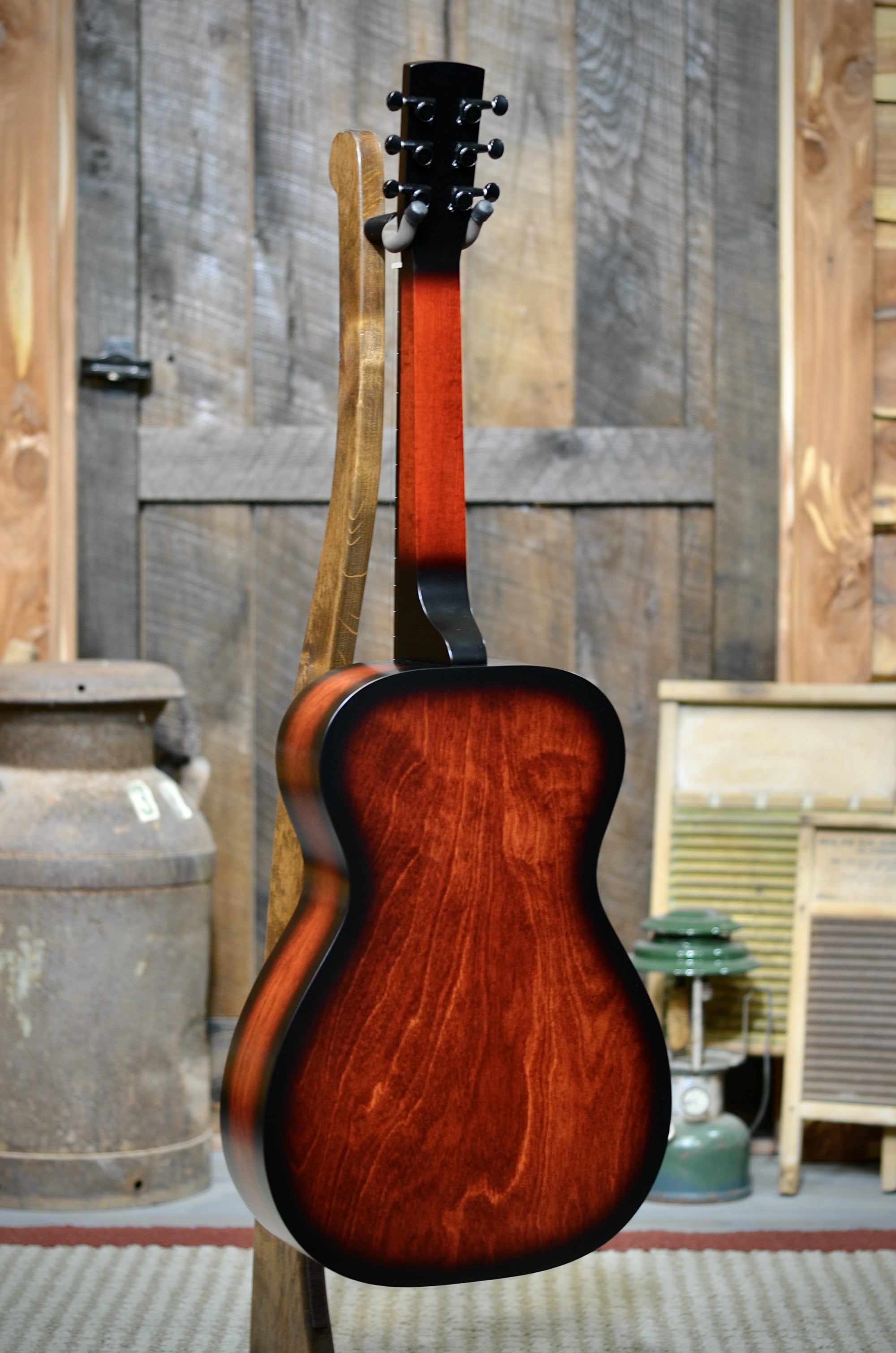 Beard Guitars R-Model Radio Standard Squareneck Resonator Guitar - Scarlet Burst With Case