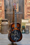 Beard Legacy E Model Squareneck Resonator Guitar With Pickup and With Case - Tobacco Sunburst