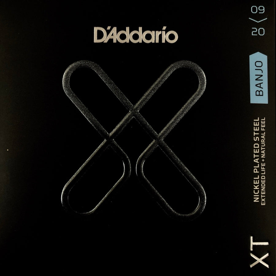 D’Addario XTJ0920 Nickel Light 09-20 Banjo Strings