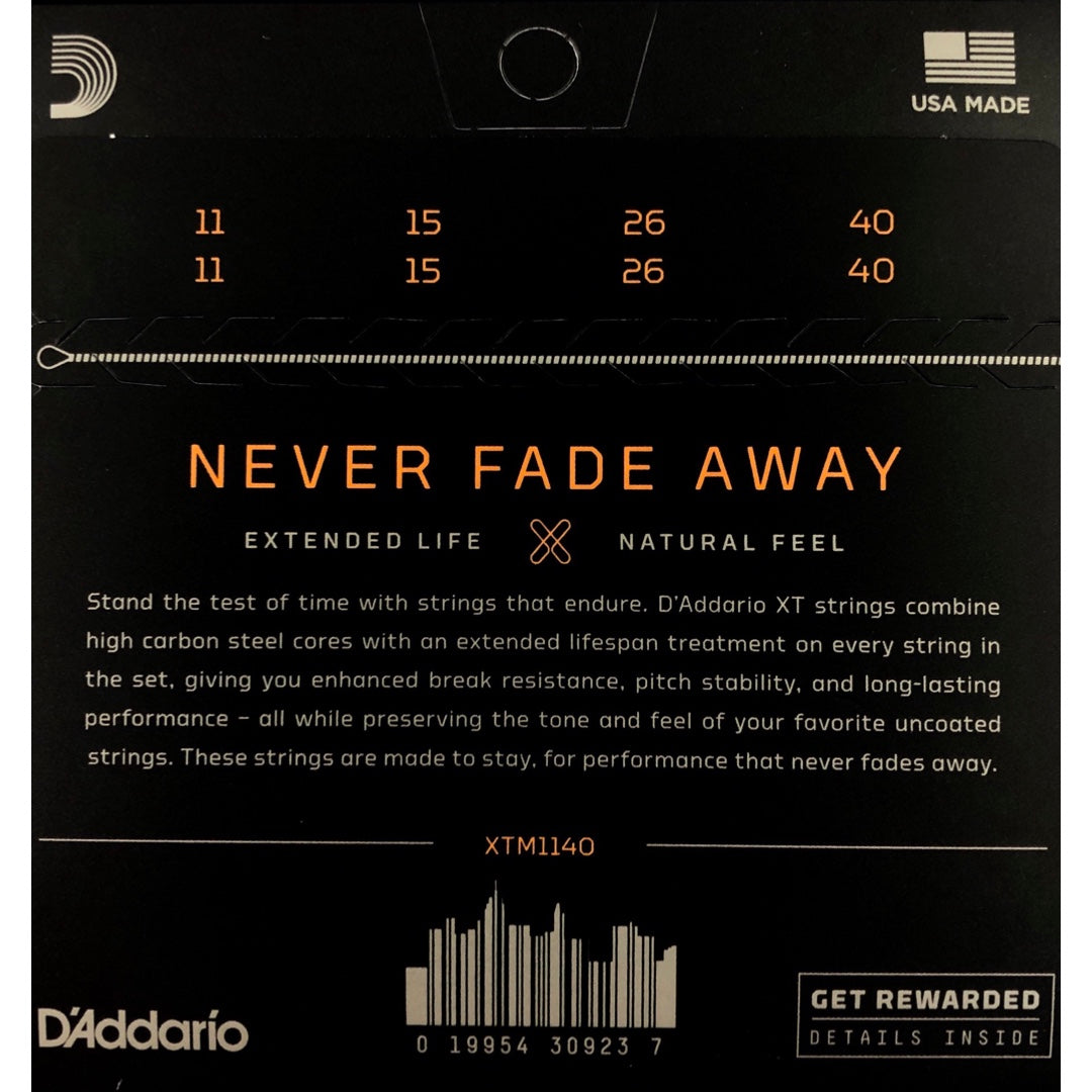 D’Addario XTM1140 Phosphor Bronze Medium 11-40 Mandolin Strings