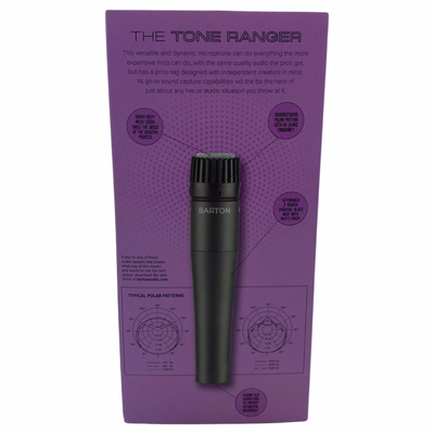 Barton Audio The Tone Ranger B507 Cardioid Dynamic Microphone