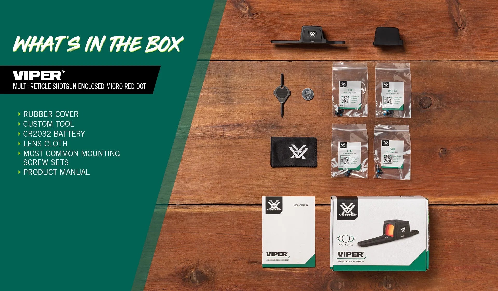 Vortex Viper® Shotgun Enclosed Multi-Reticle Micro Red Dot