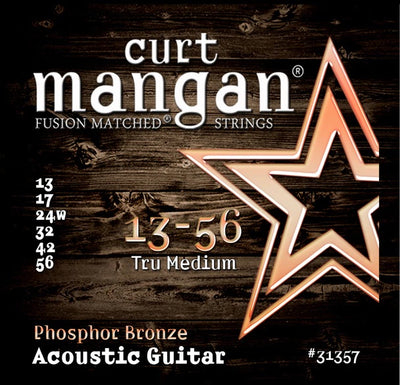 Curt Mangan Phosphor Bronze Acoustic Guitar Strings - Select Gauge