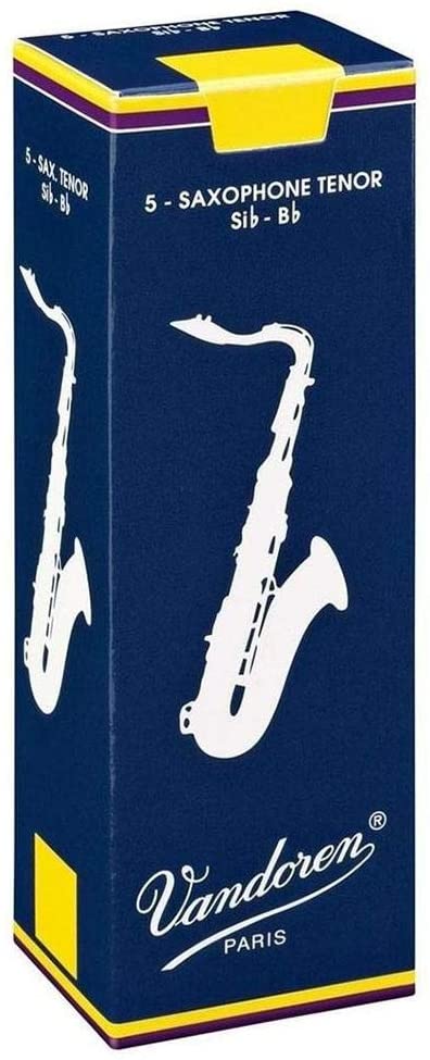 Vandoren Tenor Saxophone Reeds - Box of 5 (Choose Strength)
