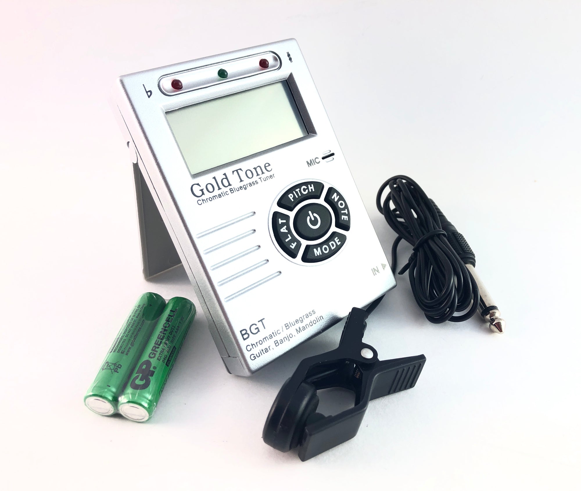 Gold Tone BGT Chromatic Tuner - Includes Clip-On Mic